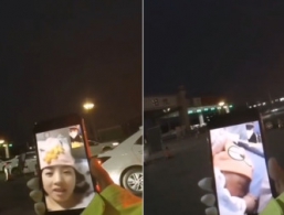 成都一交警“战疫”中迎接新生女儿 温情一幕被执法记录仪拍下
